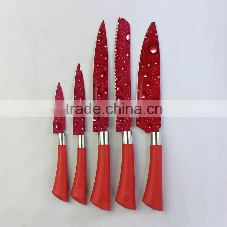 5pcs stainless steel flower printing knife