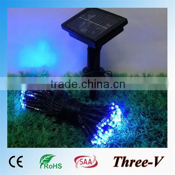 20 LED blue solar string light