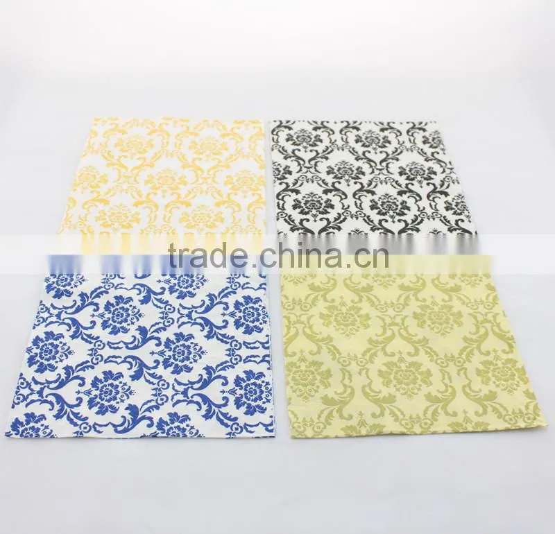 Black Crown Napkins Vintage Napkin Paper 100% Virgin Wood Tissue for Party Decoration Supplies