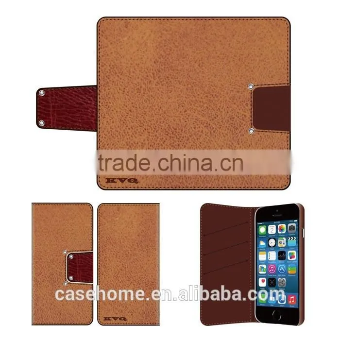 Orange PU Leather Magnetic Smart Stand Case for Apple iPhone SE
