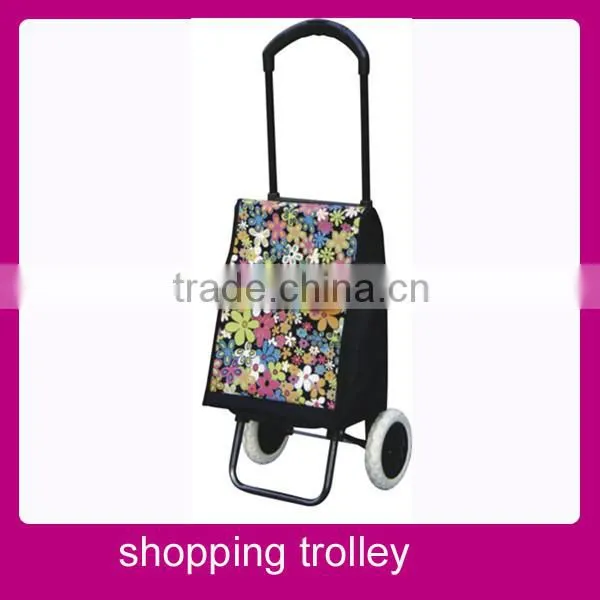 High Quality Lightweight Wheeled Shopping Trolley Grocery Bag Cart
