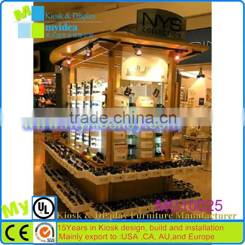 Myidea acrylic sunglass display/sunglasses display with lock