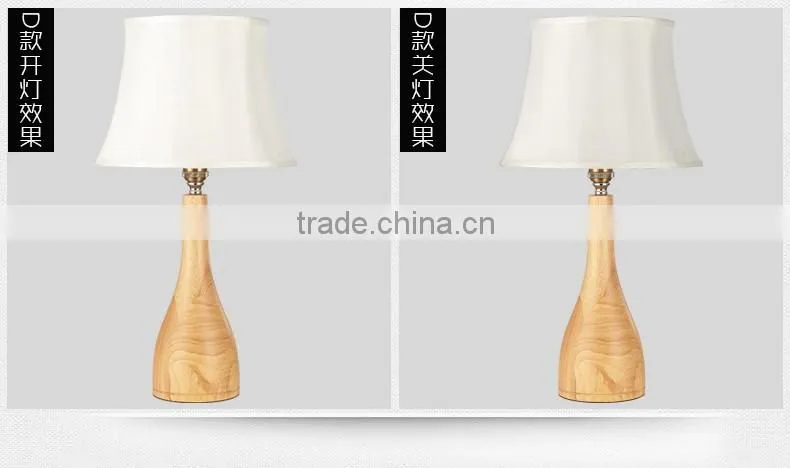 LED Wood table lamp LED Wood table Light JK-879-02 Modern Lighting Decorative Wood Base Bulb Table Lamp