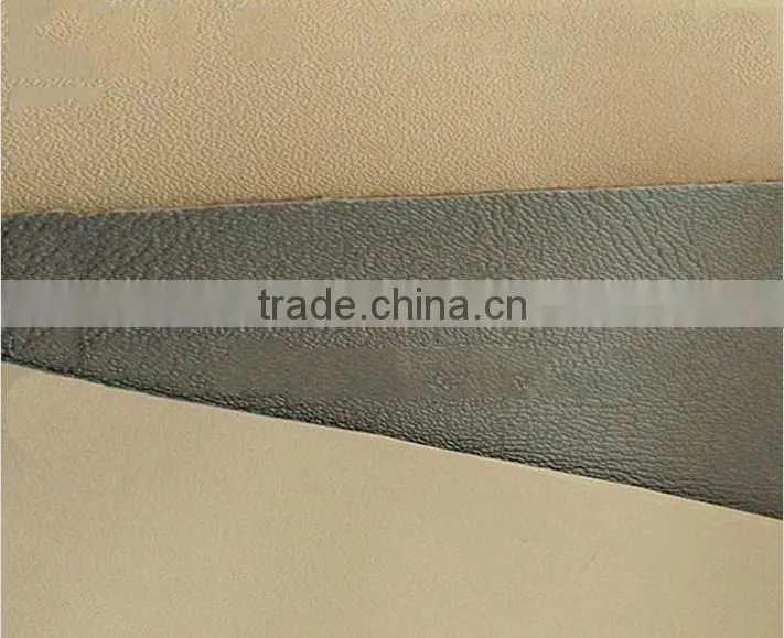 giant pebble grain polyester pvc artificial leather for shoes cars sofa