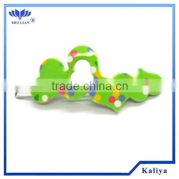 RED FLOWER PLASTIC METAL HAIR CLIPS FOR GIRLS , HOT SELL 2013