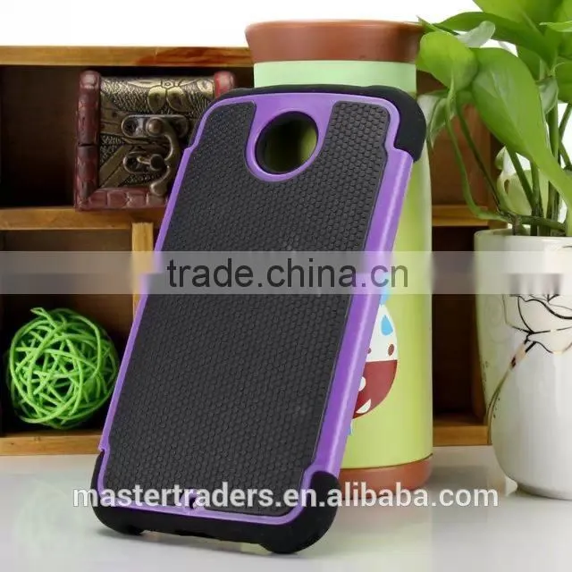 Cheap Hard PC Football Grain 3 in 1 Back Cover Case For HTC NEXUS 6 MT-3062