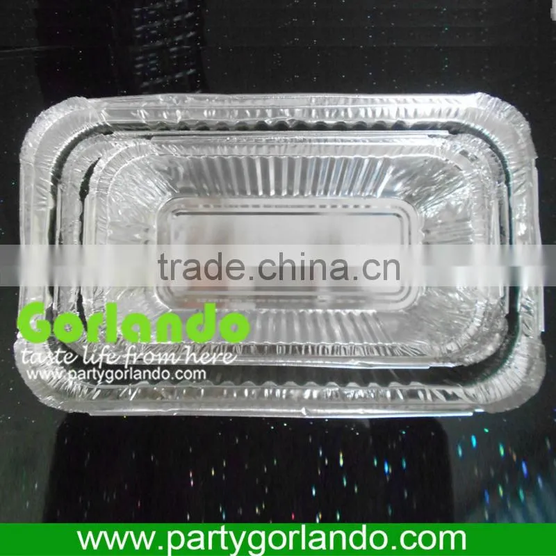 full-size deep steam aluminum foil food container