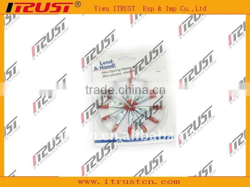 6 pcs mini spring clamps