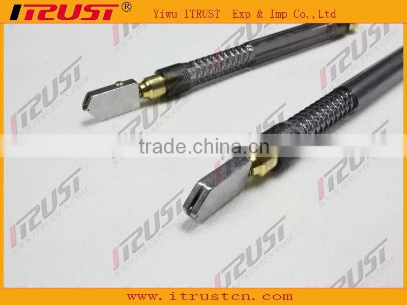 glass cutter with tungsten carbide scribing wheel tip