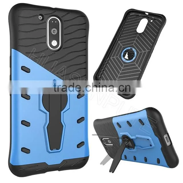Popular Shock Resistant Armour Case with Stand For Motorola G4&G4 Plus