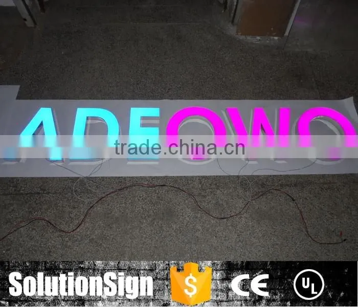 moulded letters sign diy led illuminated letter sign