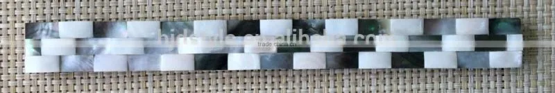 Black lip shell mother of pearl Border 30x300mm(os01)