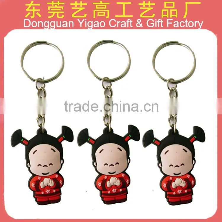promotion gift soft pvc keychain