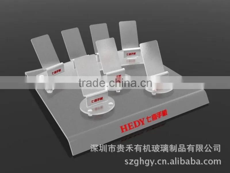 Useful transparent acrylic mobile phone display stand
