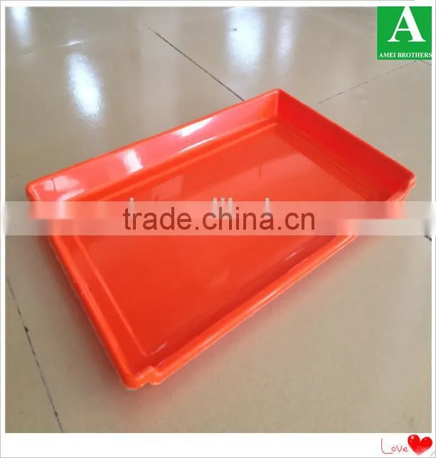 Plastic Custom hard trays, large shallow plastic tray, flat plastic tray