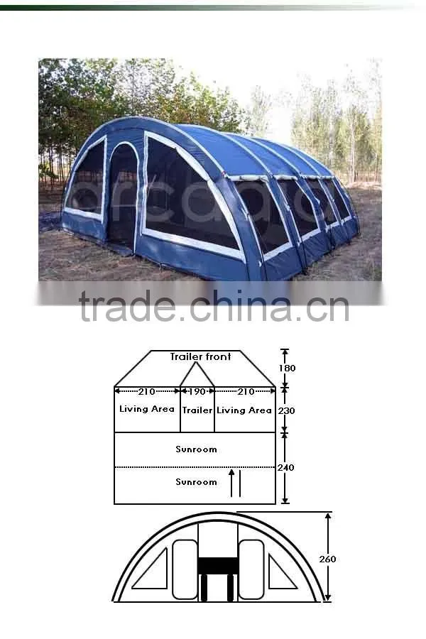 Arcadia High Quality Waterproof 3-4 Person Camper Trailer Tent