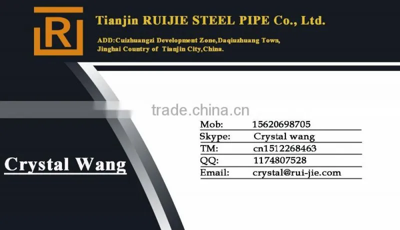 ansi b36.10 astm a106 b black steel pipe, tianjin factory welded black steel pipe/tube stk400