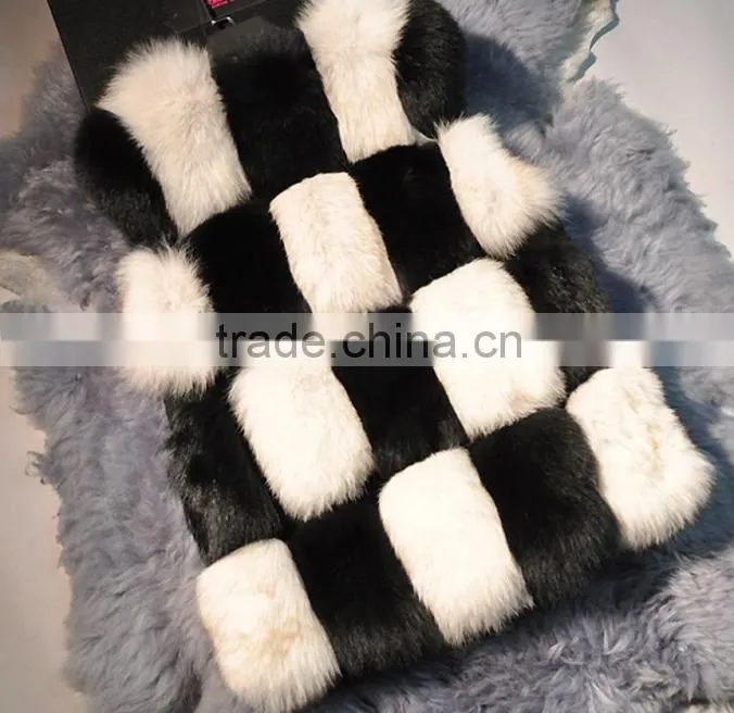 New 2015 Winter Vest Women Artifical Fox Fur Vest High-Grade Fur Coat Fashion Women Clothes