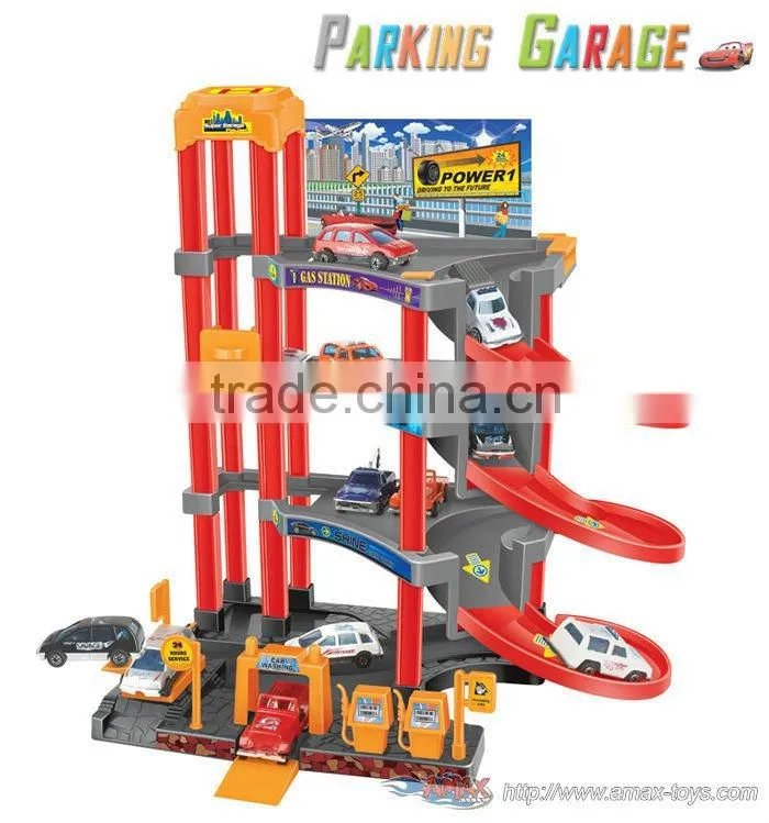 ht-P3488A1 Parking garage playset