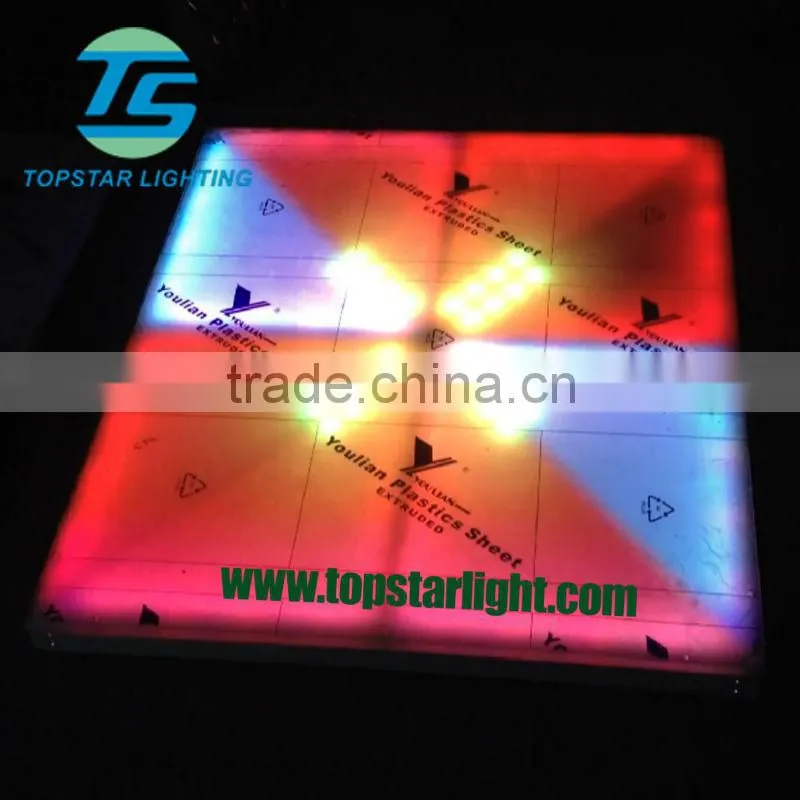 hot sale:New effect led acrylic dance floor/led lights floor mounted