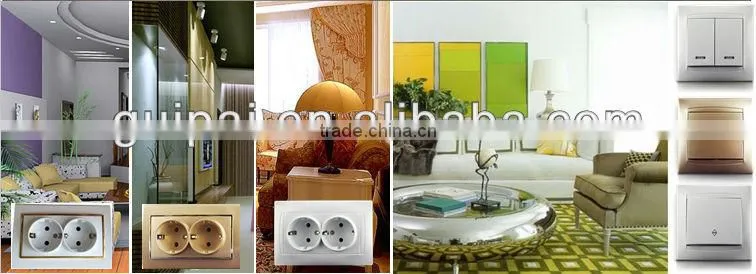 Sirode Luxury Series Electrica 1gang +2 gang Switch For Kazakhstan South Korea Poland Russia Turkey Etc Country