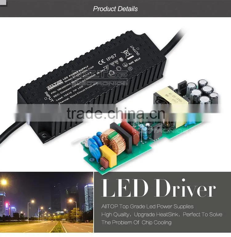 IP67 Waterproof constant current led 100W 36 volt power supply