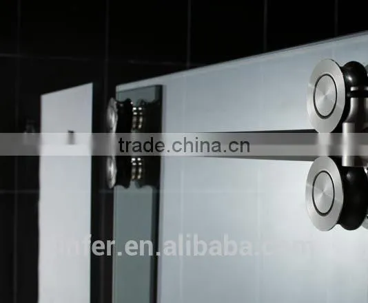 Stainless Steel Sliding Shower Door Doube Rollers