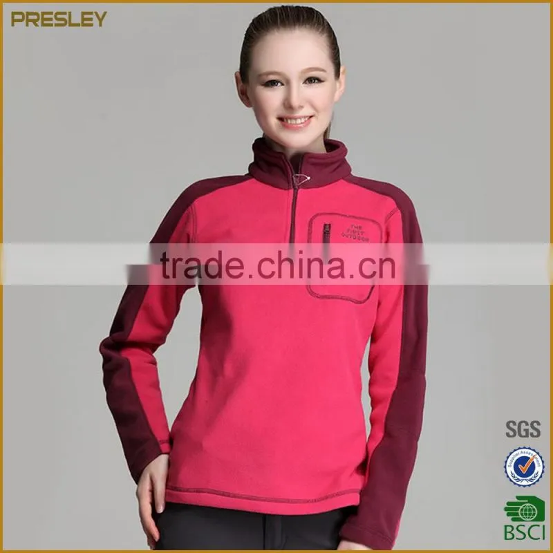 Custom outdoor softshell woman jacket polar fleece jacket with cheap price