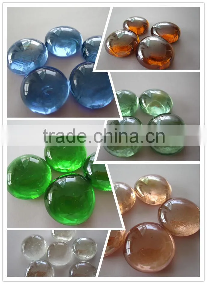 Irregular diamond clear fire pit tumbled glass gems