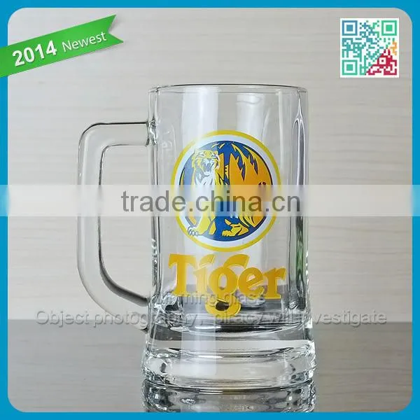 SH486 Suitable size glass cup mug tumblers with handle beer glass mug cups with handle glasses cups mugs