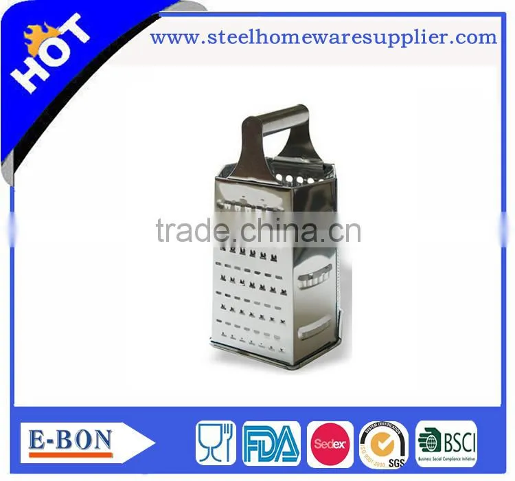 Cheese Grater 6-sided Stainless Steel Box Grater Kitchen Tool