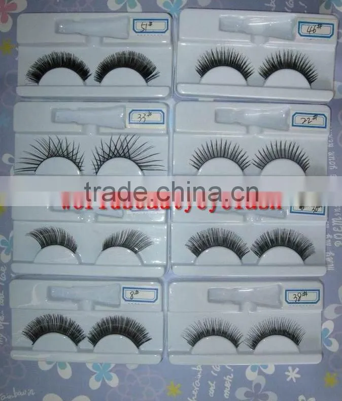 hand made synthetic hair strip eyelash worldbeauty