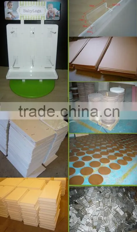 Double Acrylic Rotate Counter Stand For Specialty Store