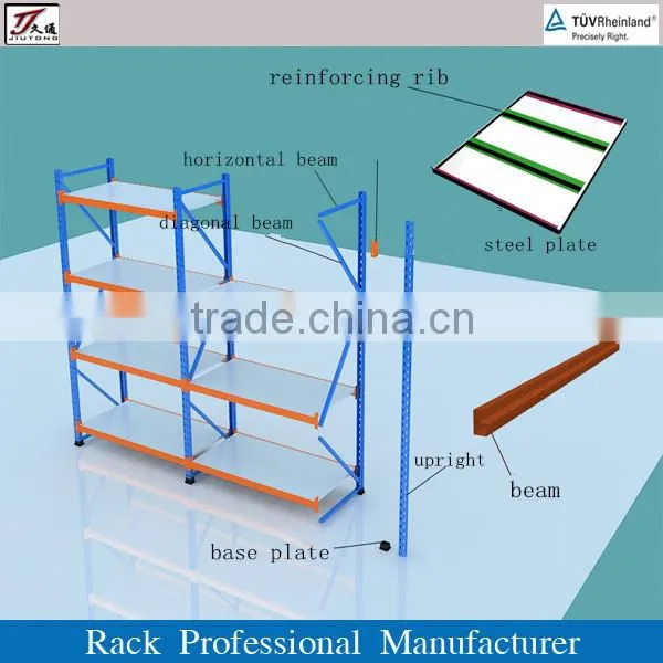 shandong warehouse storage medium duty rack/beam rack