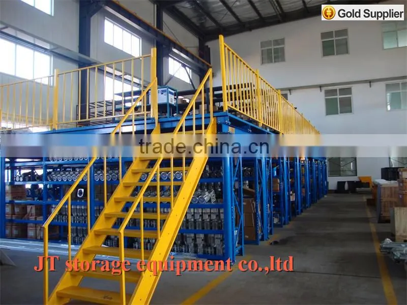 Warehouse steel rack mezzanine floor racking