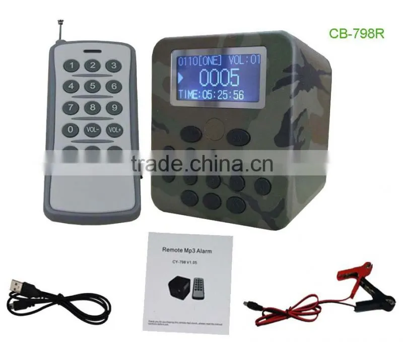 50W bird voice hunting caller crazy CB-798R with power-off timer