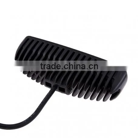 6.3 inch 18W LED Work Light 12v 1200LM 6-LED White Light Square Spotlight-Black led work lamp