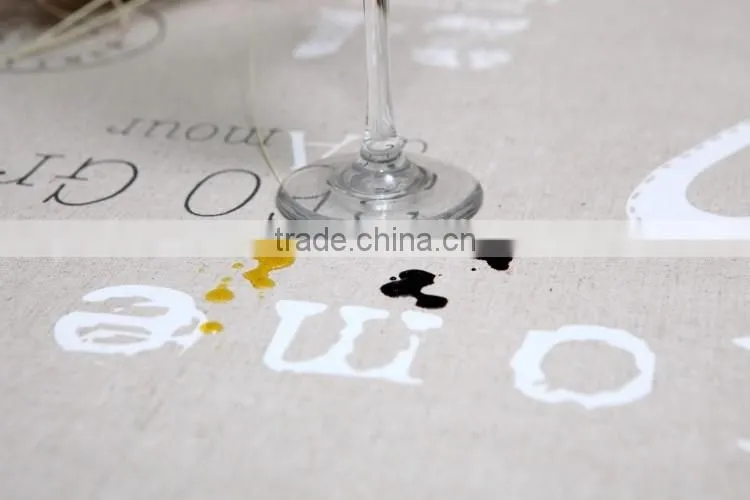 waterproof dining table cloth ,table cloths factory ,table cover ,dining table