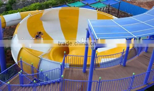 2016 Popular Amusement Park Space Bowl Water Slide