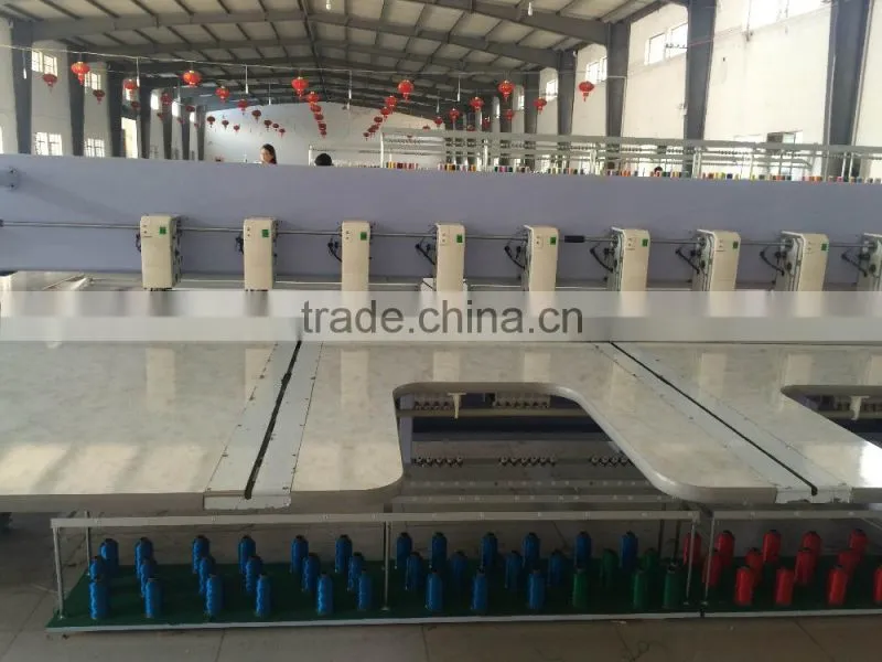 15 heads chenille embroidery machine