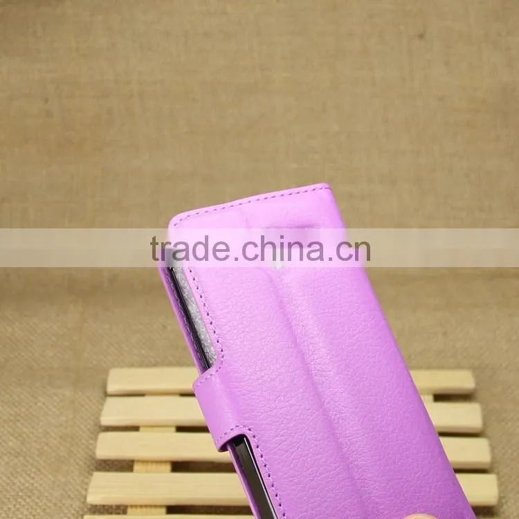 Hot Selling Cheap Mobile Phone Leather Flip Cover Case For Asus Zenfone 4