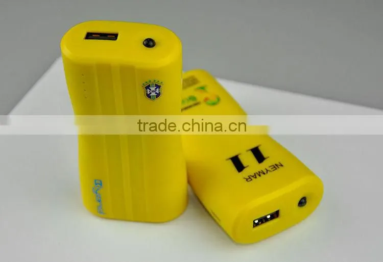 CE FCC RoHS led light portable power bank battery for cell
