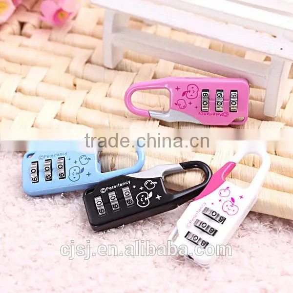 2015 New design style personalized diary with lock /child safety lock /children gift lock
