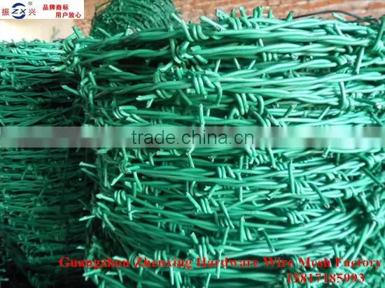 Hot promotion high quality PVC-coated barbed wire ZX-BSCS01
