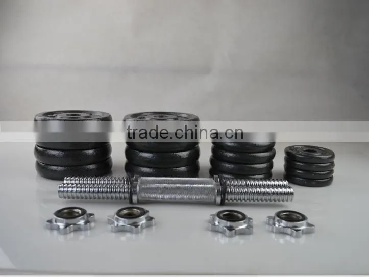 50kg painting dumbbell /barbell sets