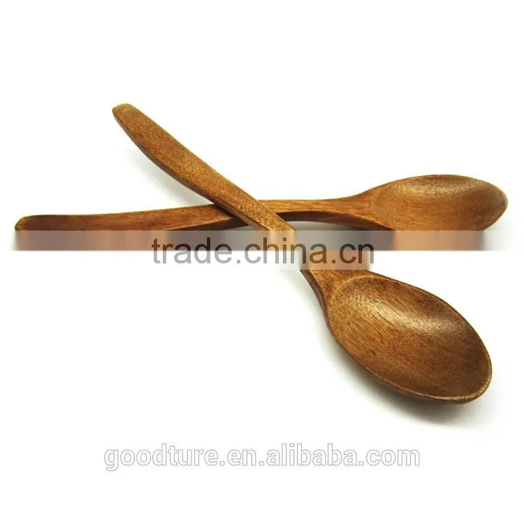 Wooden Long Spoon Soup Coffee Spoon Tableware Food Serving Spoon Stirring Spoon