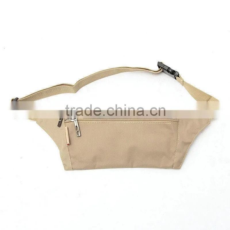Promotional low price waist bag for passport wallet pouch