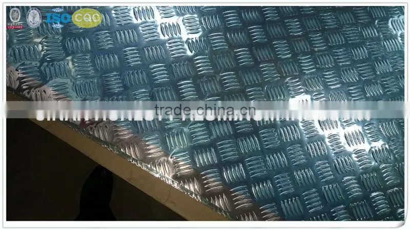5005 5052 5083 O H32 aluminum checker plate/sheet for trailer