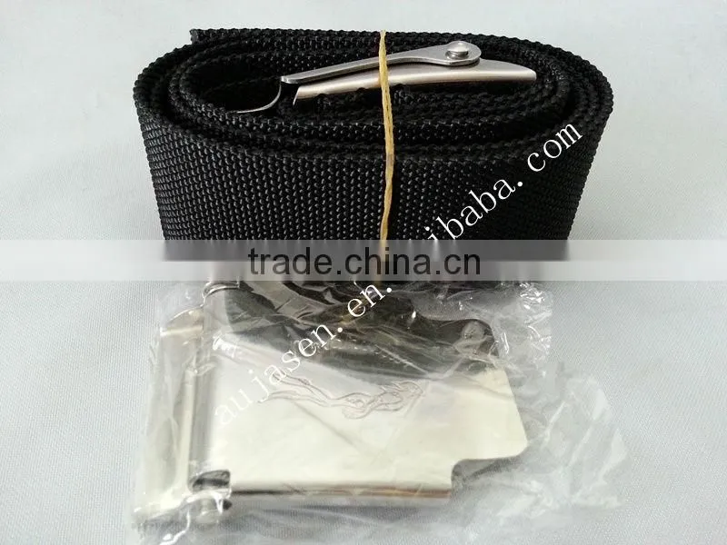 nylon diving weight belt with stainless steel buckle