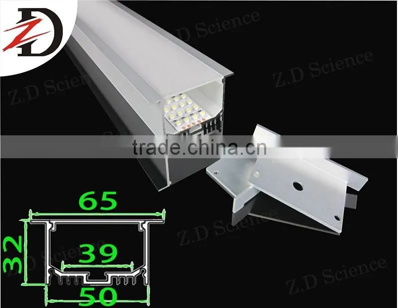 LED Wide Aluminium Profile LED Light ,Wide Linear Aluminum Extrusion For LED